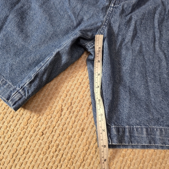 Haband's Casual Joe Jeans Shorts Blue Size Xl  Elastic Waistband - Picture 6 of 12